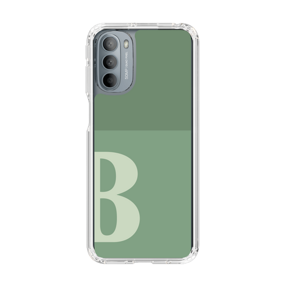 Slim Protection Case［ Original - initial two tone - B green ］