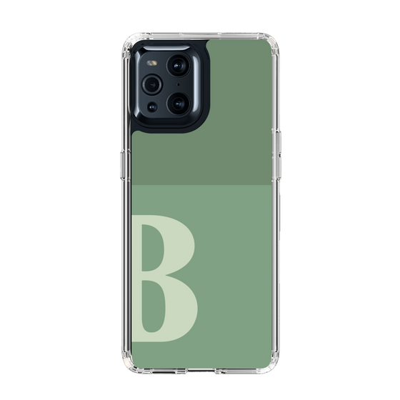 Slim Protection Case［ Original - initial two tone - B green ］