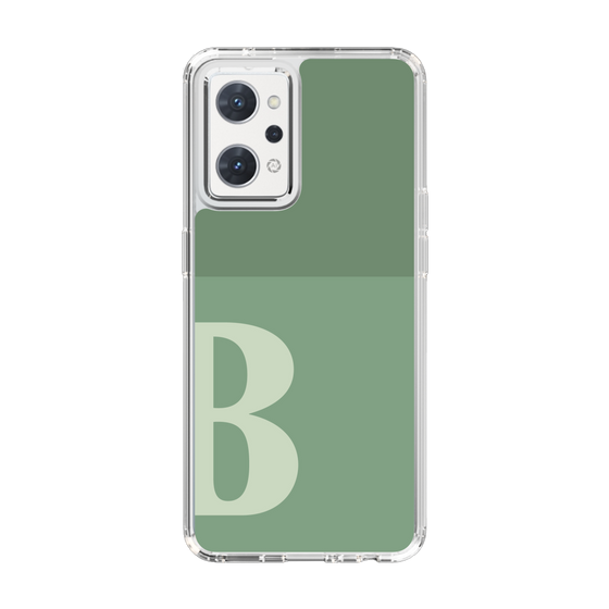 Slim Protection Case［ Original - initial two tone - B green ］