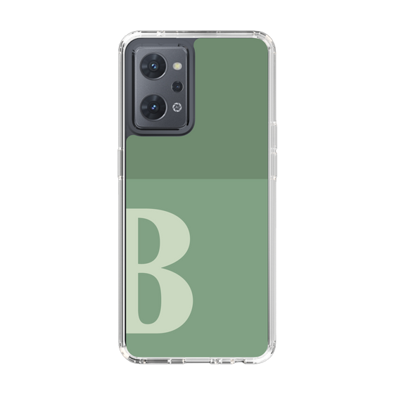 Slim Protection Case［ Original - initial two tone - B green ］