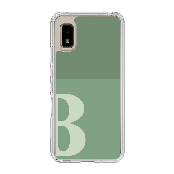 Slim Protection Case［ Original - initial two tone - B green ］