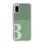 Slim Protection Case［ Original - initial two tone - B green ］