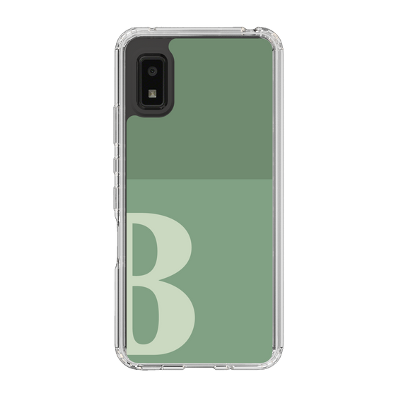 Slim Protection Case［ Original - initial two tone - B green ］