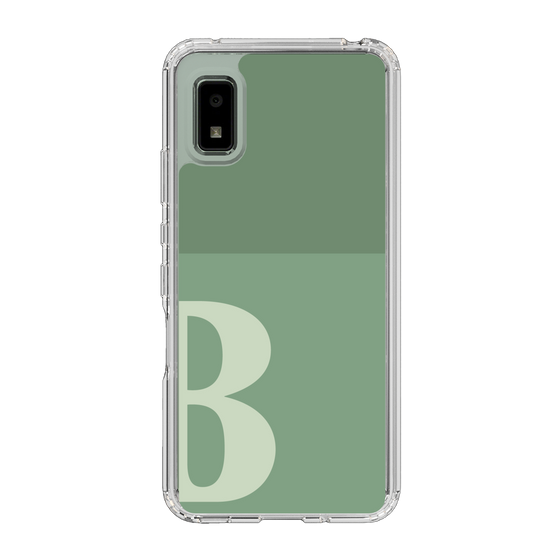 Slim Protection Case［ Original - initial two tone - B green ］
