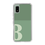 Slim Protection Case［ Original - initial two tone - B green ］