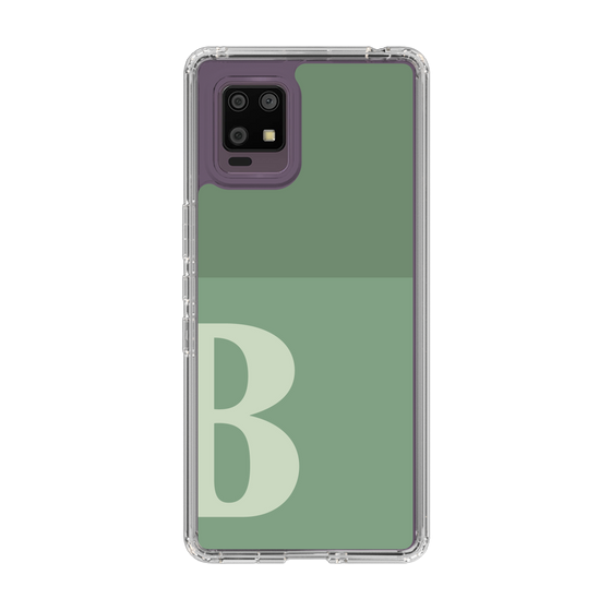 Slim Protection Case［ Original - initial two tone - B green ］