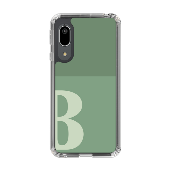 Slim Protection Case［ Original - initial two tone - B green ］