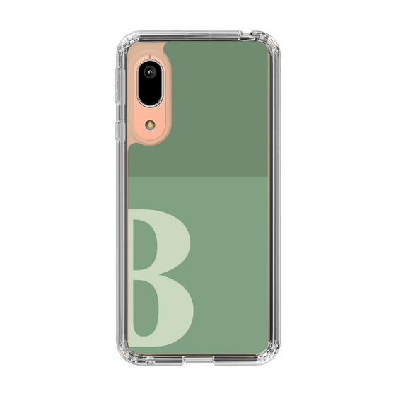 Slim Protection Case［ Original - initial two tone - B green ］
