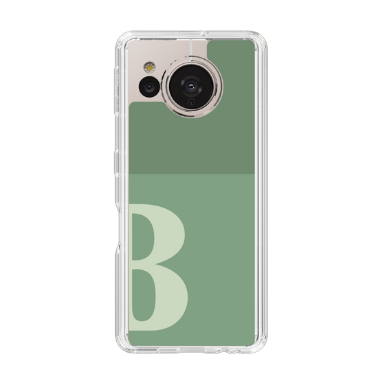 Slim Protection Case［ Original - initial two tone - B green ］
