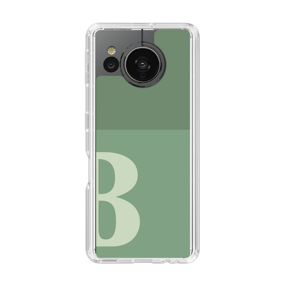 Slim Protection Case［ Original - initial two tone - B green ］