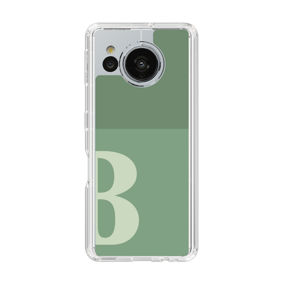 Slim Protection Case［ Original - initial two tone - B green ］