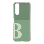 Slim Protection Case［ Original - initial two tone - B green ］