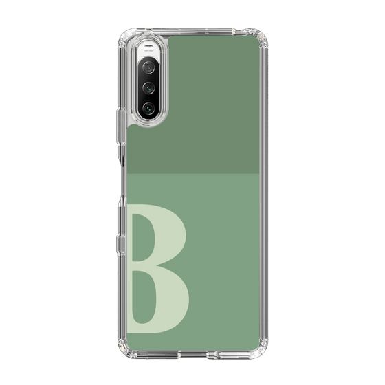 Slim Protection Case［ Original - initial two tone - B green ］