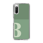Slim Protection Case［ Original - initial two tone - B green ］