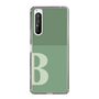 Slim Protection Case［ Original - initial two tone - B green ］