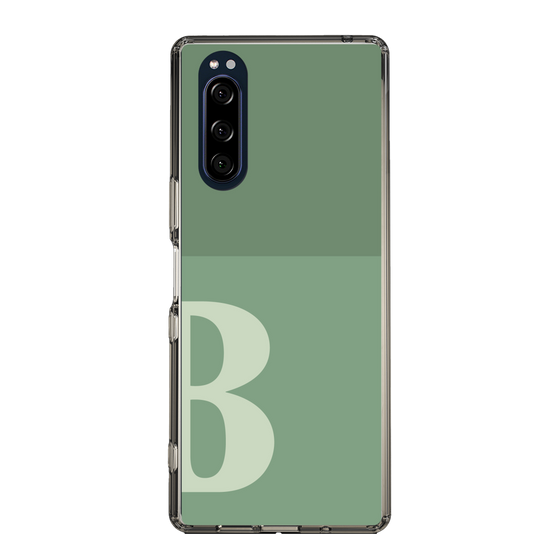 Slim Protection Case［ Original - initial two tone - B green ］