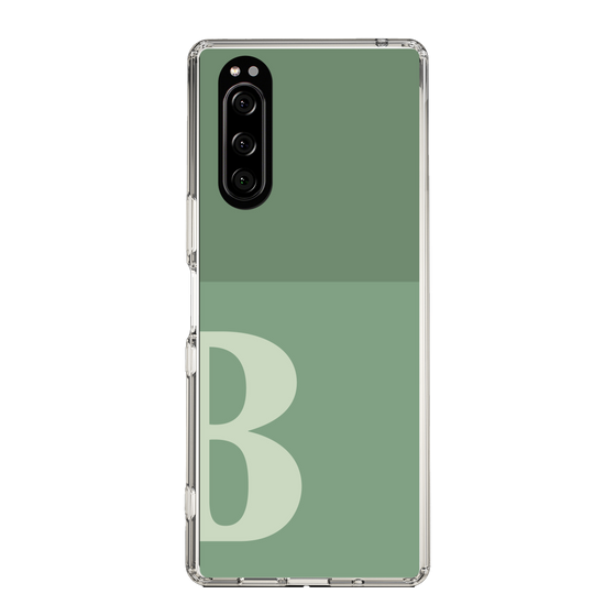 Slim Protection Case［ Original - initial two tone - B green ］