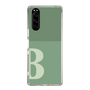 Slim Protection Case［ Original - initial two tone - B green ］