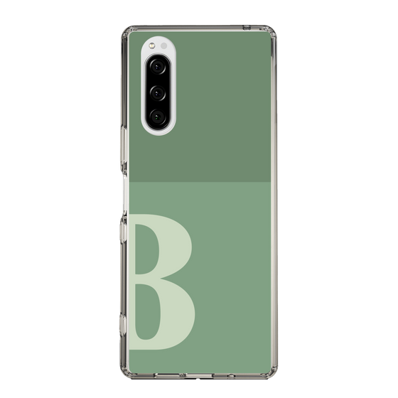 Slim Protection Case［ Original - initial two tone - B green ］
