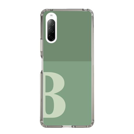 Slim Protection Case［ Original - initial two tone - B green ］
