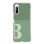 Slim Protection Case［ Original - initial two tone - B green ］