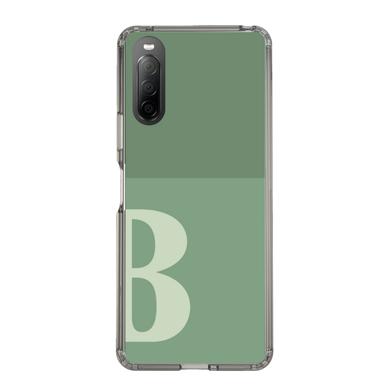 Slim Protection Case［ Original - initial two tone - B green ］