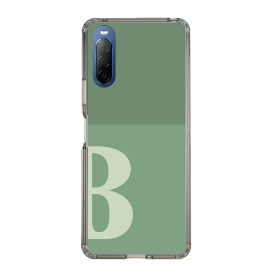 Slim Protection Case［ Original - initial two tone - B green ］
