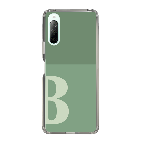 Slim Protection Case［ Original - initial two tone - B green ］