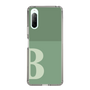 Slim Protection Case［ Original - initial two tone - B green ］