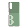 Slim Protection Case［ Original - initial two tone - B green ］