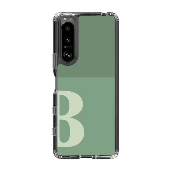Slim Protection Case［ Original - initial two tone - B green ］