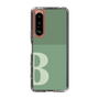 Slim Protection Case［ Original - initial two tone - B green ］