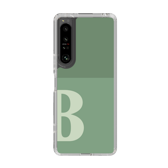 Slim Protection Case［ Original - initial two tone - B green ］