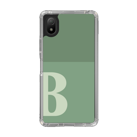 Slim Protection Case［ Original - initial two tone - B green ］