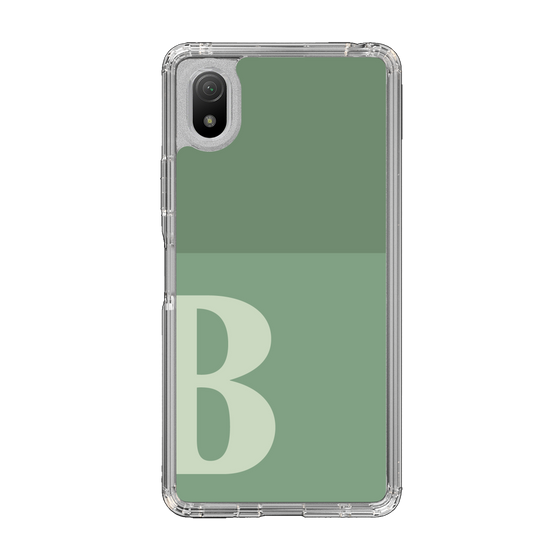 Slim Protection Case［ Original - initial two tone - B green ］