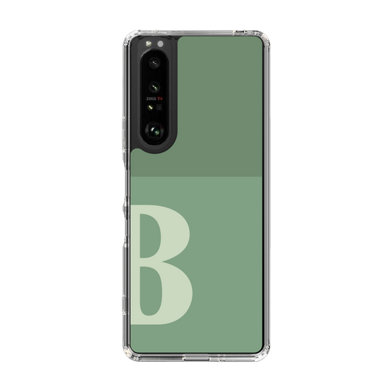 Slim Protection Case［ Original - initial two tone - B green ］