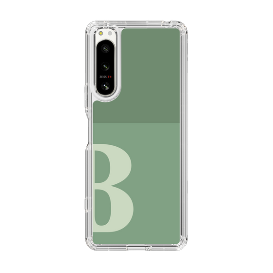 Slim Protection Case［ Original - initial two tone - B green ］