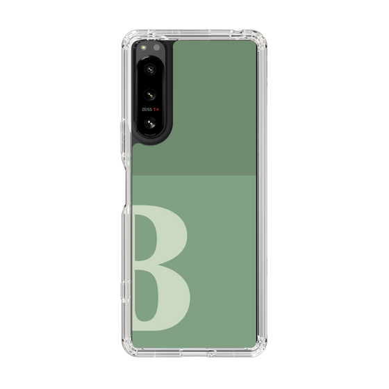 Slim Protection Case［ Original - initial two tone - B green ］