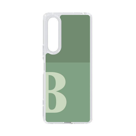 Slim Protection Case［ Original - initial two tone - B green ］