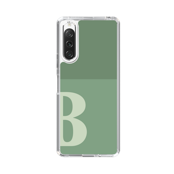 Slim Protection Case［ Original - initial two tone - B green ］