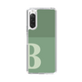 Slim Protection Case［ Original - initial two tone - B green ］