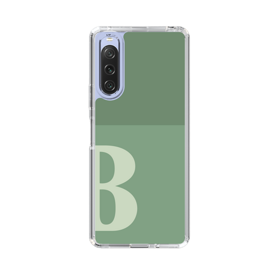 Slim Protection Case［ Original - initial two tone - B green ］