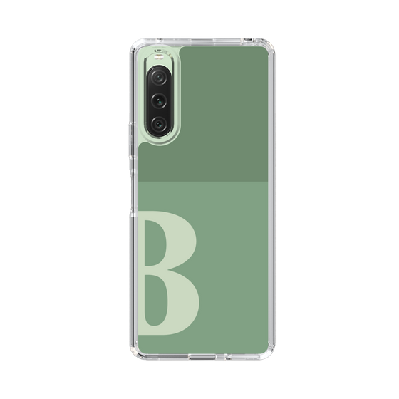 Slim Protection Case［ Original - initial two tone - B green ］