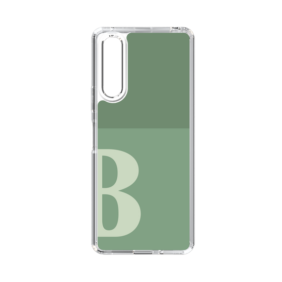 Slim Protection Case［ Original - initial two tone - B green ］
