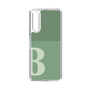 Slim Protection Case［ Original - initial two tone - B green ］