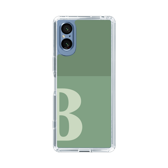Slim Protection Case［ Original - initial two tone - B green ］