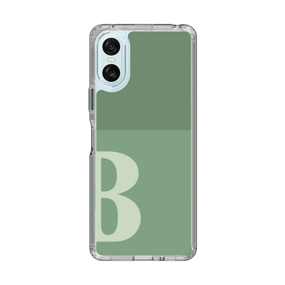 Slim Protection Case［ Original - initial two tone - B green ］