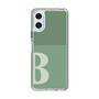 Slim Protection Case［ Original - initial two tone - B green ］