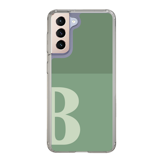 Slim Protection Case［ Original - initial two tone - B green ］