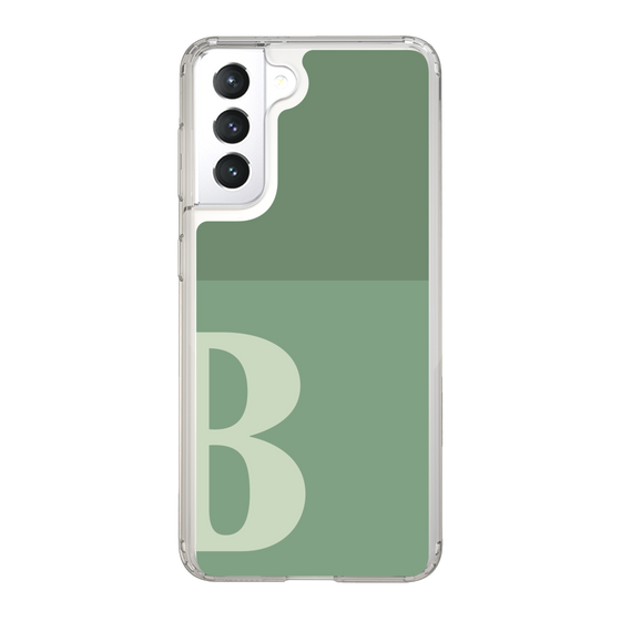 Slim Protection Case［ Original - initial two tone - B green ］